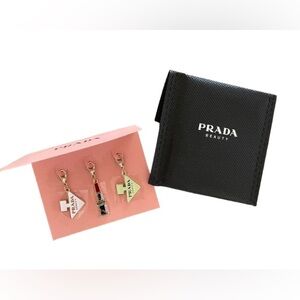 Bag Charms Set of 3 Multicolor OS